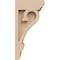 Ekena Millwork 4"W x 4"D x 8"H Wide Mayflower Rough Cedar Woodgrain TimberThane Corbel, Primed Tan CORUR04X04X08MAYRCPR - alternate 6